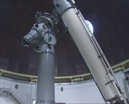 Babelsberg Observatory interior dome, moving Carl Zeiss Telescope anno 1915 Видео 43408099