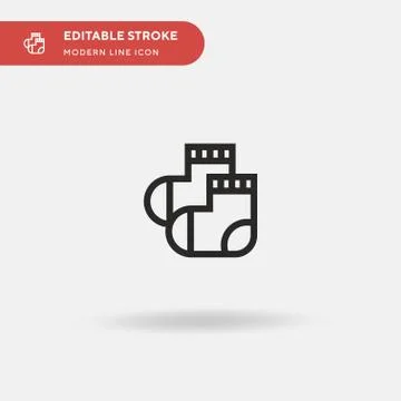 Babies Simple vector icon. Illustration symbol design template for web mobile Stock Illustration