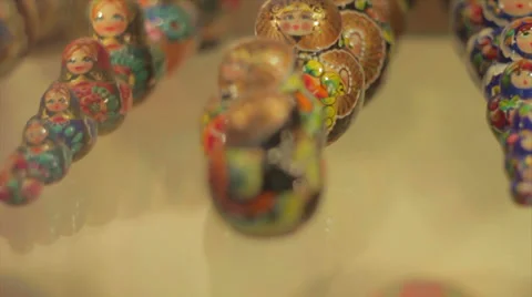 Babushka Matreshka Stock Footage 38055030
