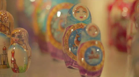 Babushka Matreshka Stock Footage 38055520
