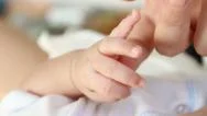 Baby And Mother's Hand Stock Footage
