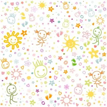 Baby background Stock Illustration