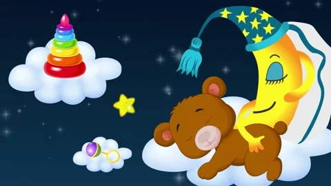 Baby background. Lullaby. Video stock 170230970