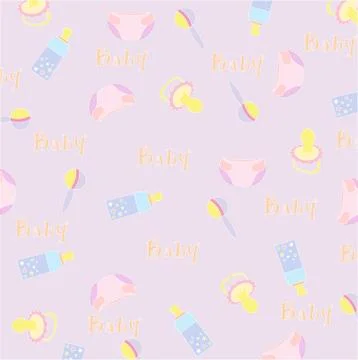 Baby background , vector Stock Illustration