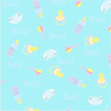 Baby background , vector Stock Illustration