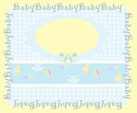 Baby background , vector illustration Stock Illustration