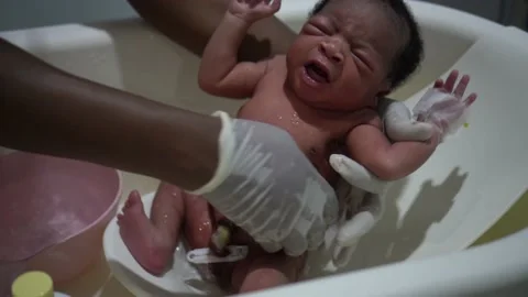 Baby bath Stock Footage 228807502