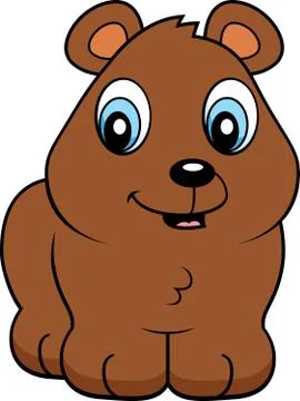 Baby Bear Stock Illustration