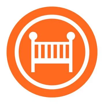 Baby bed 스톡 일러스트