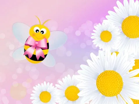 Baby bee Stock Illustration