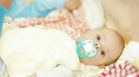 Baby Is Being Dressed Stock Footage 52688558
