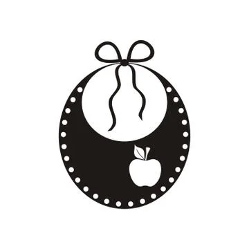Baby bib 스톡 일러스트