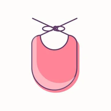 Baby bib Stock-Illustration