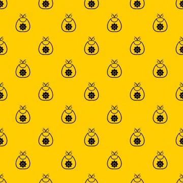 Baby bib pattern vector Illustrazione stock