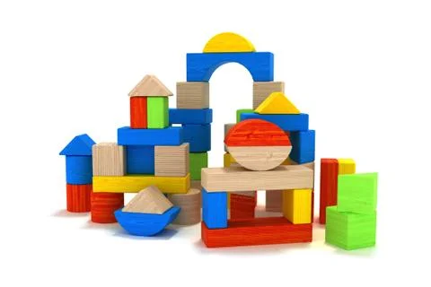Baby Blocks Stock Illustration