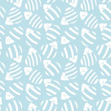 Baby Blue Easter Egg Seamless Pattern Background Illustrazione stock