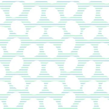 Baby Blue Easter Egg Seamless Pattern Background Stock Illustration