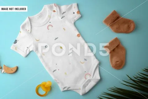 Baby BodySuit PSD Template