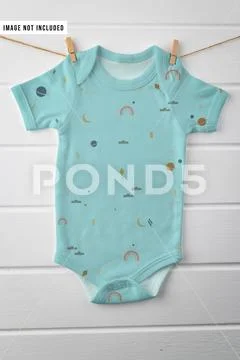 Baby BodySuit PSD Template