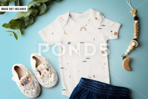 Baby BodySuit PSD Template