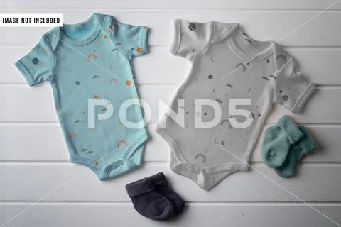 Baby BodySuit PSD Template