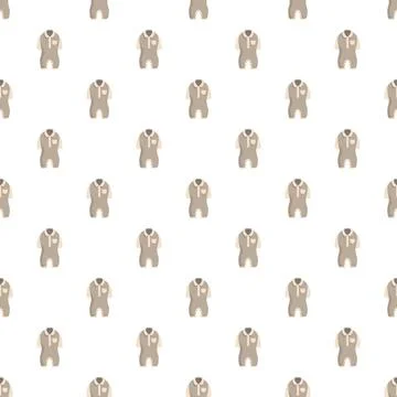 Baby bodysuit seamless pattern for textile and apparel design Stock Illustration