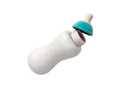 Baby Bottle 3D icon render Stock Illustration
