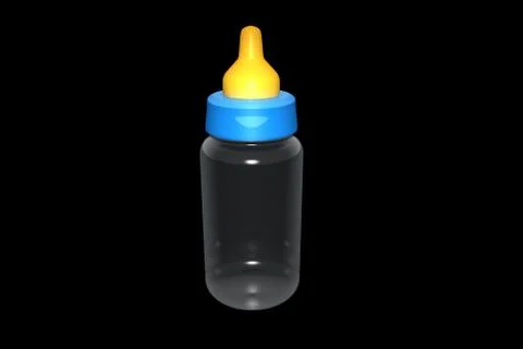 Baby bottle Stock Illustration