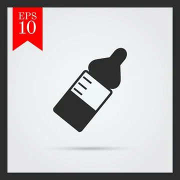 Baby bottle Stock-Illustration