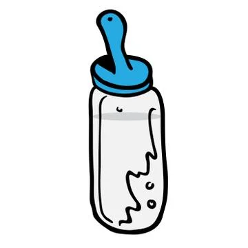 Baby bottle Stock Illustration