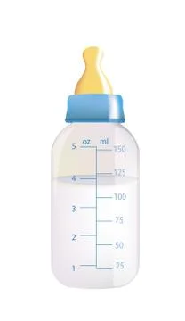 Baby bottle Stock Illustration