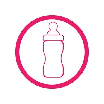 Baby bottle Stock Illustration