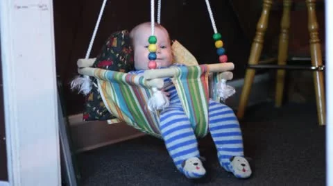 Baby bounce Stock Footage 21991766