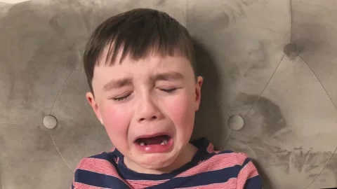 Baby boy cry Video stock 144844477