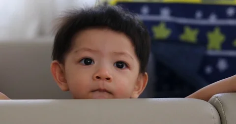 Baby boy crying Stock Footage 82371423