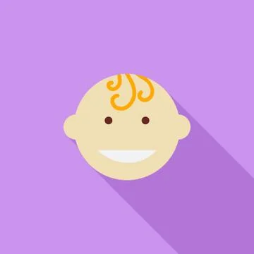 Baby boy flat Stock Illustration