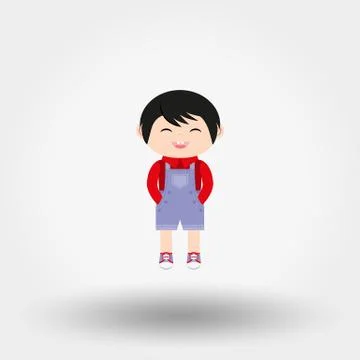 Baby boy. Icon. Vector. Flat. Stock Illustration