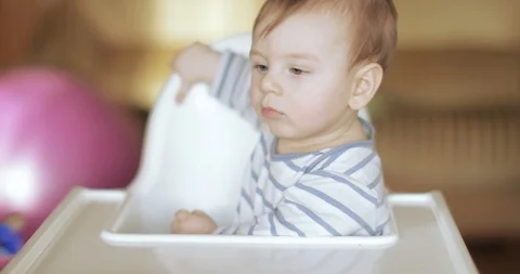 Baby boy with a pacifier Stock-Footage 105258828