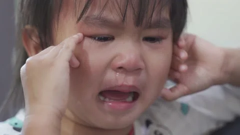 Baby boy was crying 스톡 동영상 189653126