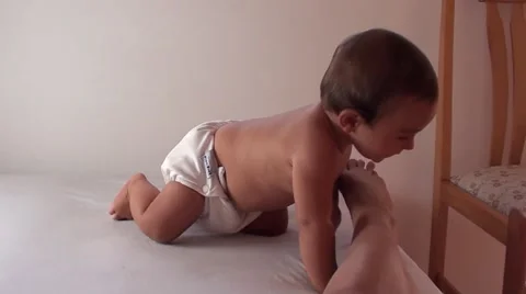 Baby fall from store bed