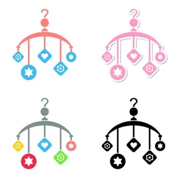 Baby carousel Stock Illustration