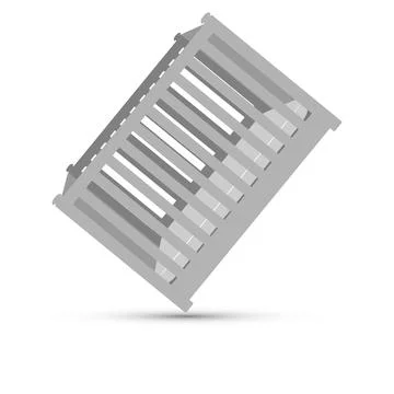 Baby cot Stock Illustration
