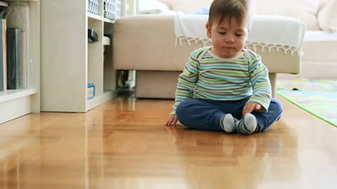 Baby crawling Stock Footage 236549702