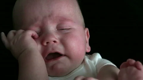 Baby Cries Stock Footage 372999