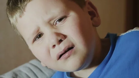 The baby cries. slowmotion Stock Footage 76888541