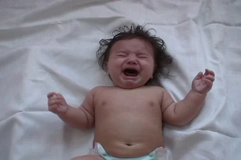 Baby cry 2 dv 動画素材 989633