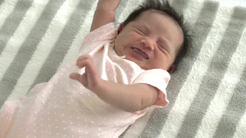 Baby crying Stock Footage 263614992