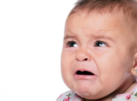 Baby crying Stock Photos