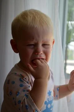 Baby crying Stock Photos