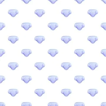 Baby diaper seamless pattern symbolizing childhood and care Stockillustratie